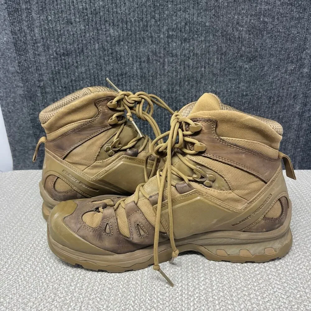 Salomon Quest 4D Forces 2 Gore-Tex Coyote Brown Tactical Boots Mens 11.5